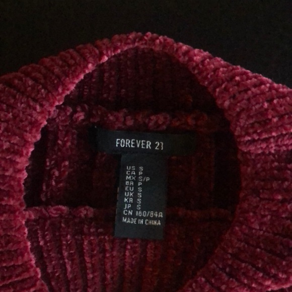 FOREVER 21 RED SWEATER - Picture 2 of 3